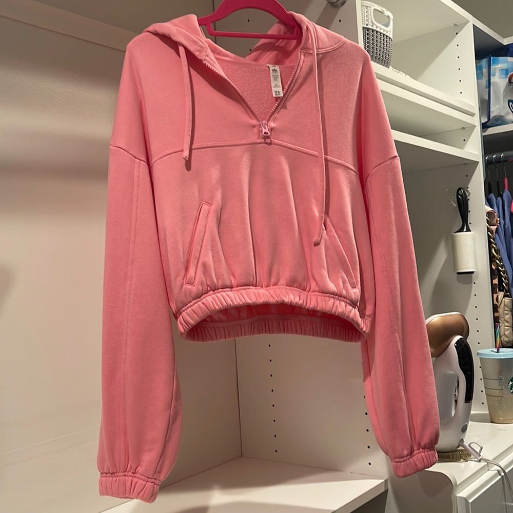 Alo yoga stadium half zip hoodie